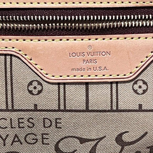 100% Authentic Louis Vuitton Neverfull GM Tote in classic Monogram canvas. - Picture 7 of 14